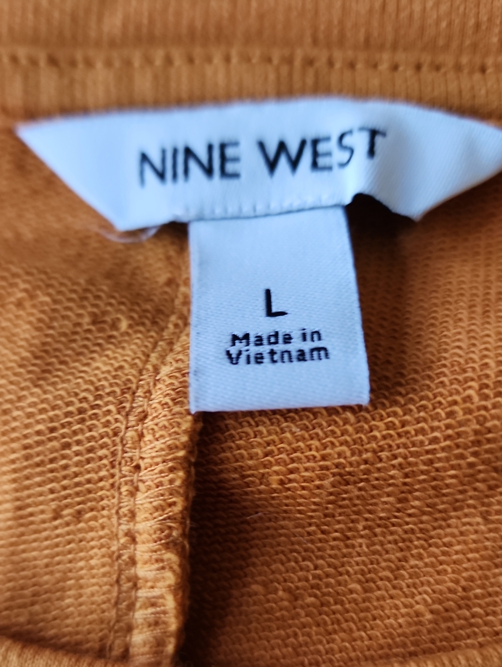 Nine West Burnt Orange Knit Top - Picture 5 of 7